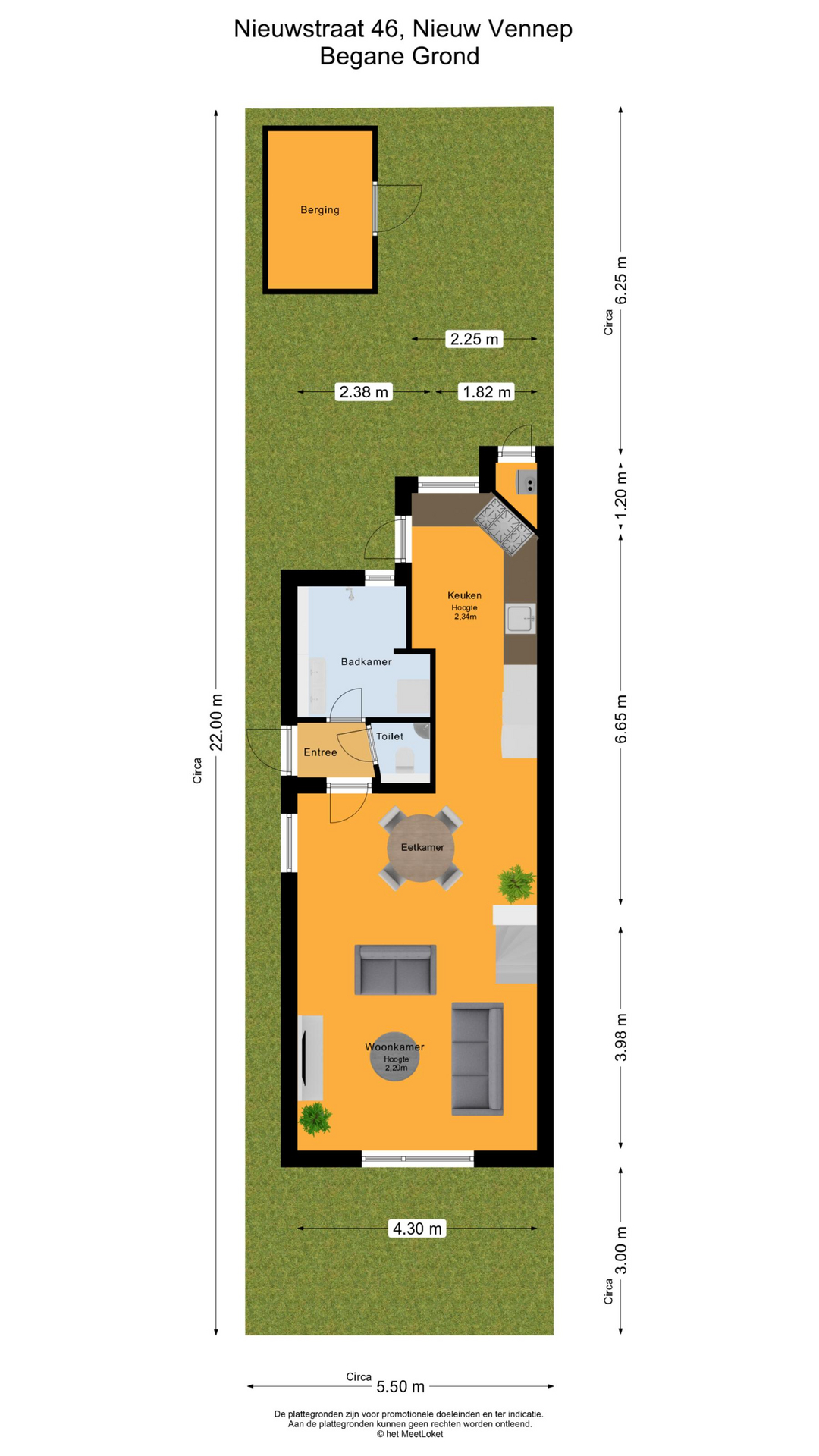 Nieuwstraat 46 , 2152 BG Nieuw-vennep map