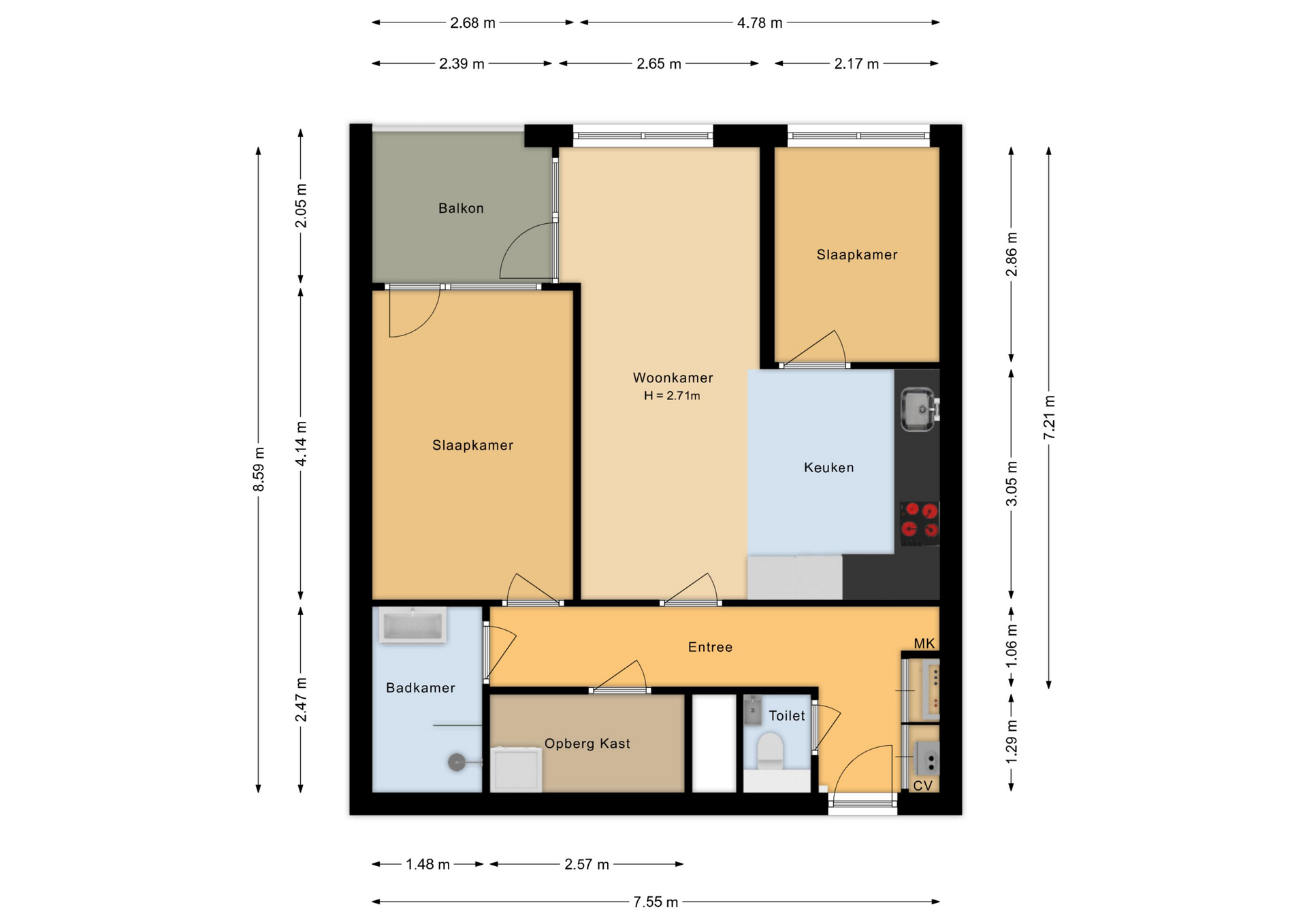 Dudokstraat 166 , 2132 HT Hoofddorp map