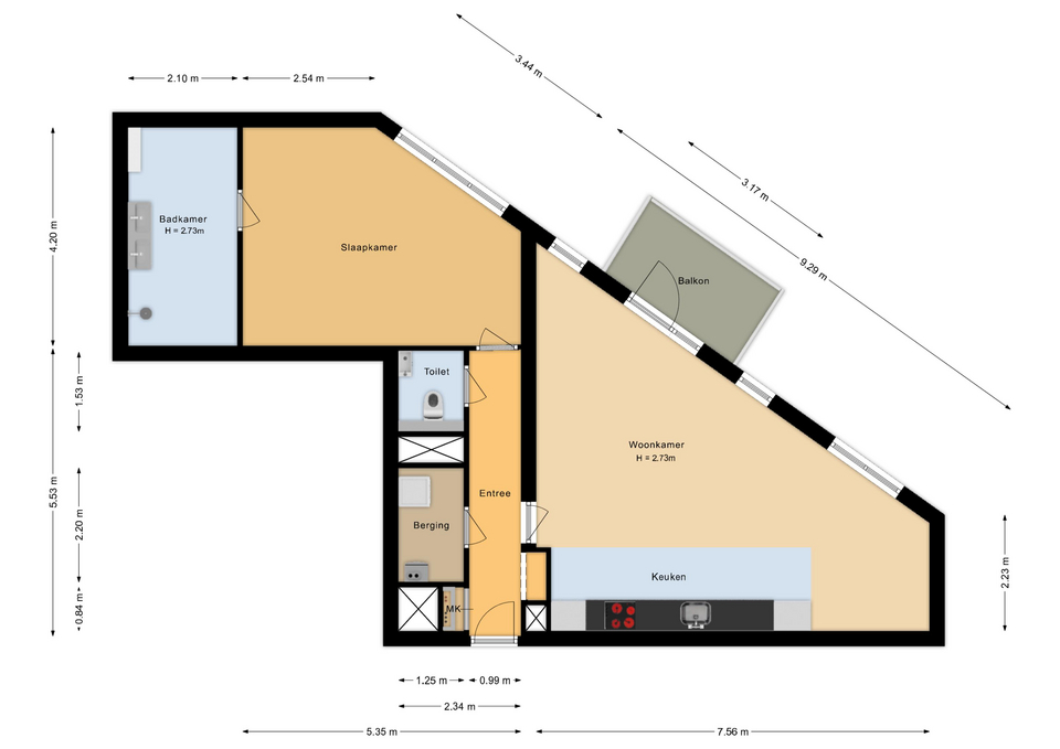 Mies van der Rohestraat 175 , 2132 HX Hoofddorp map
