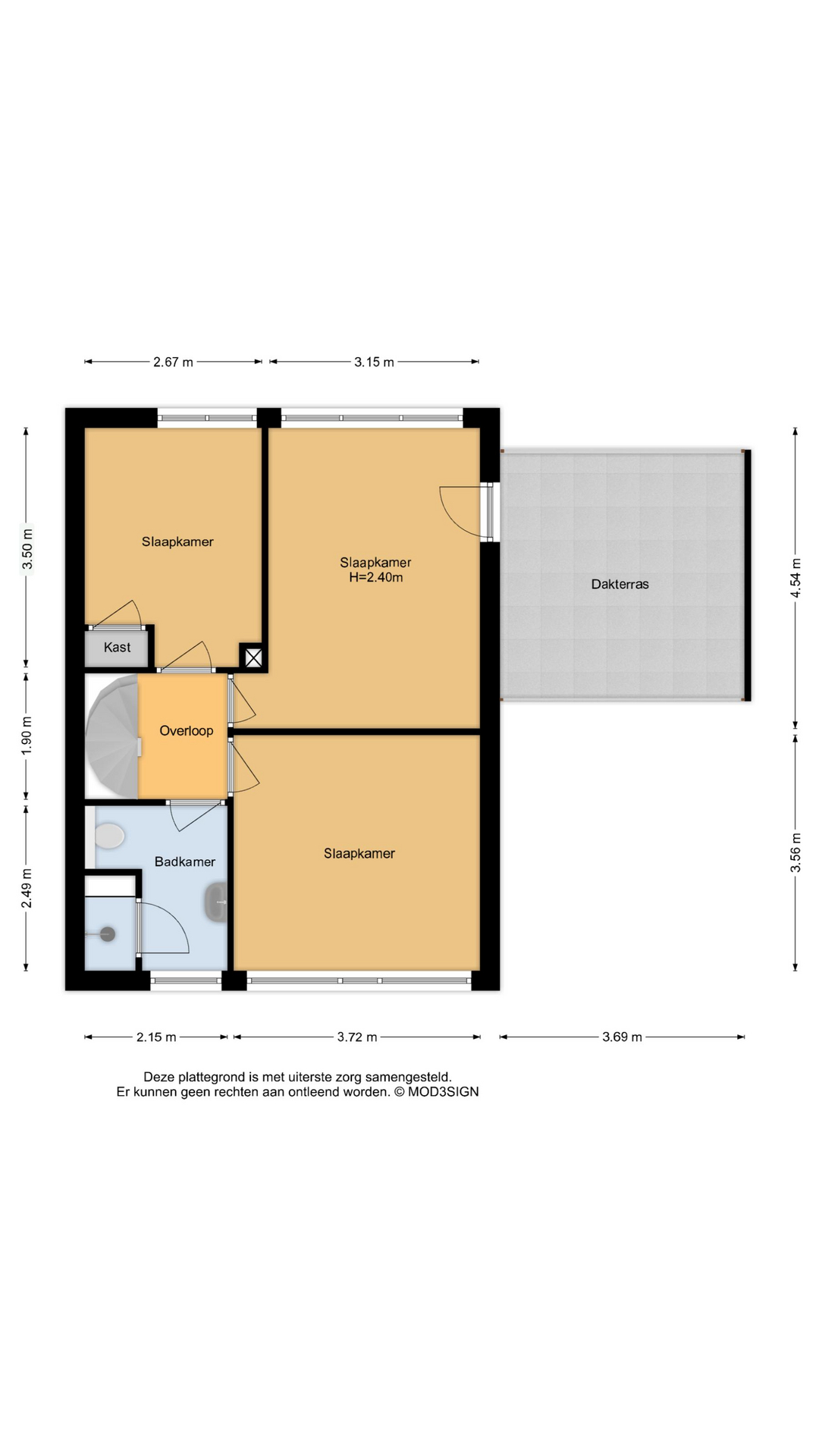 Kerkstraat 41 , 2153 BD Nieuw-vennep map