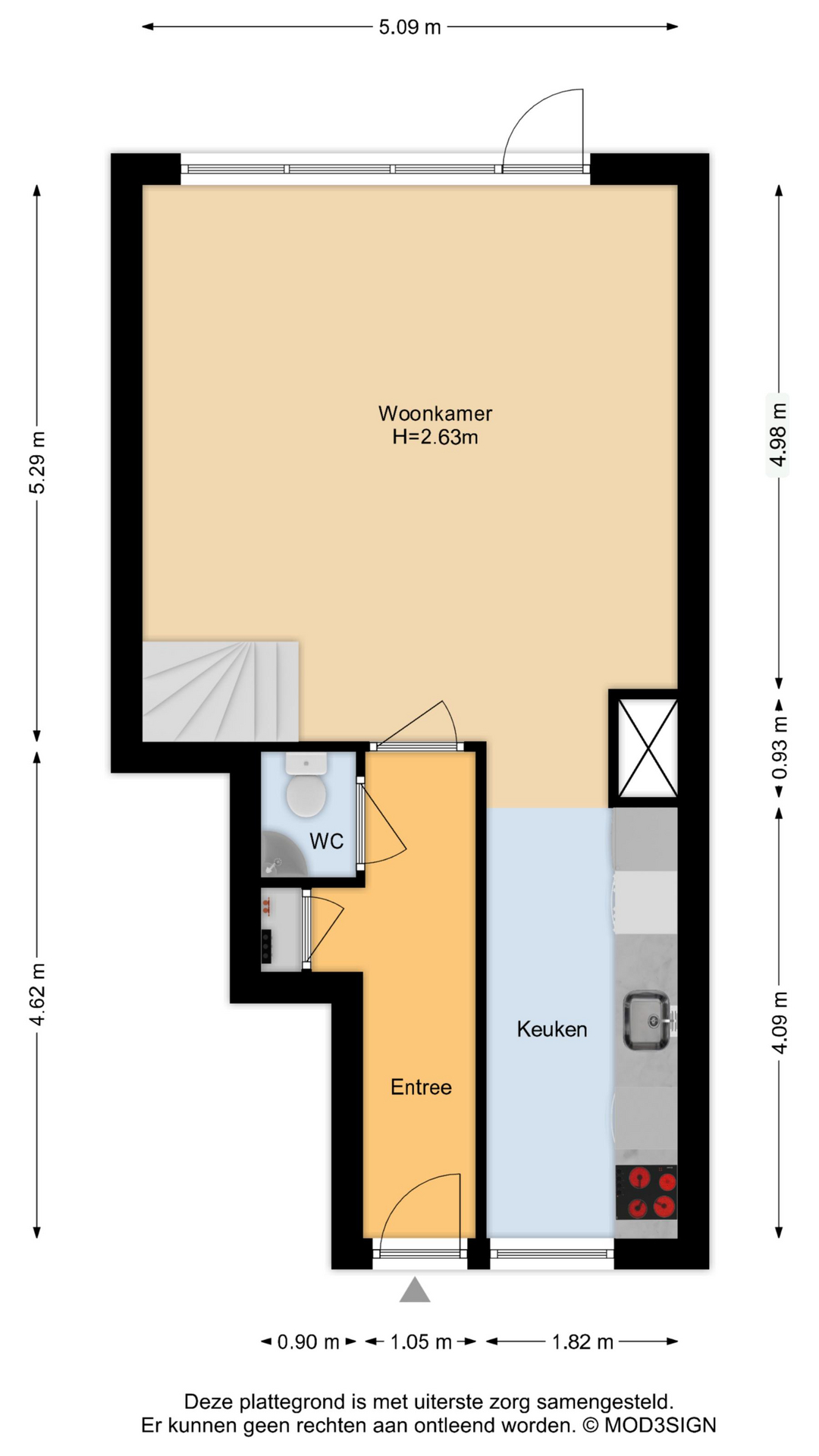 Montreallaan 12 , 2152 KH Nieuw-vennep map