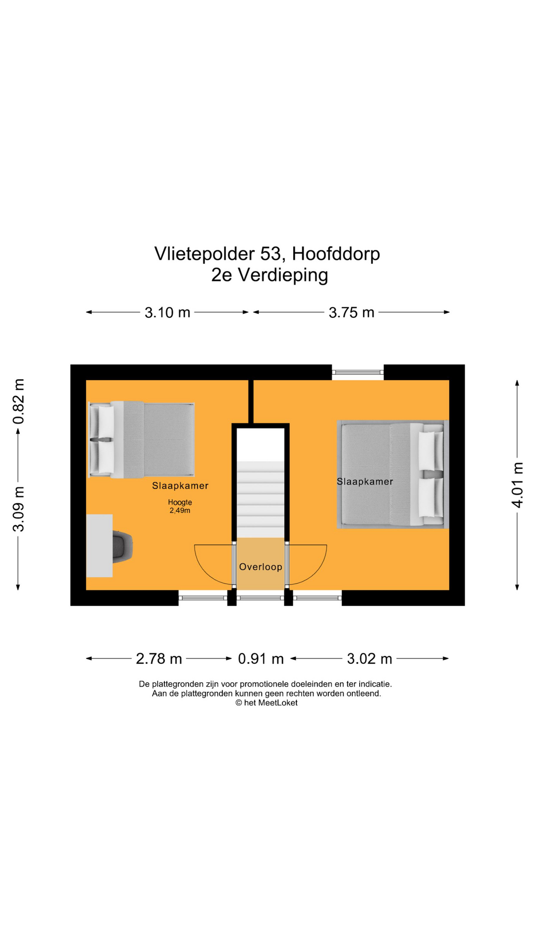 Vlietepolder 53 , 2134 WH Hoofddorp map