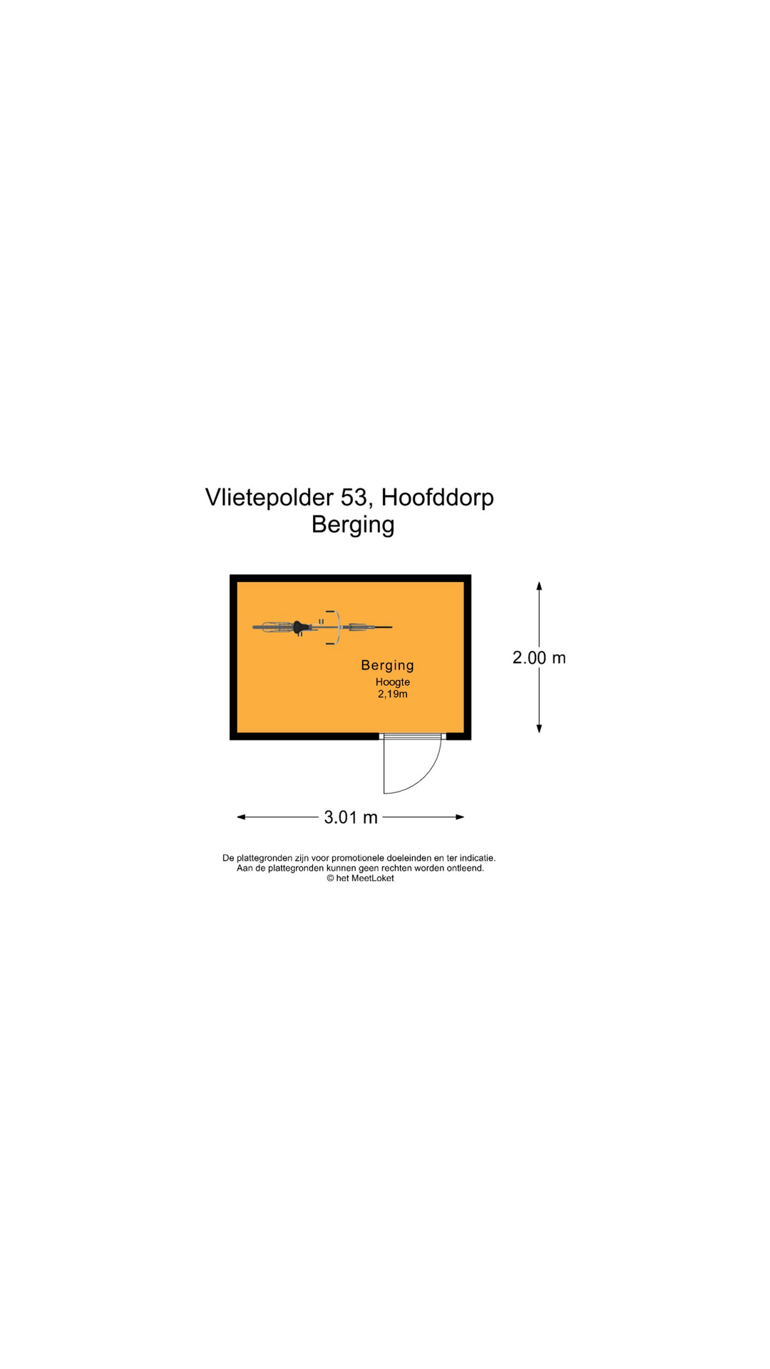 Vlietepolder 53 , 2134 WH Hoofddorp map