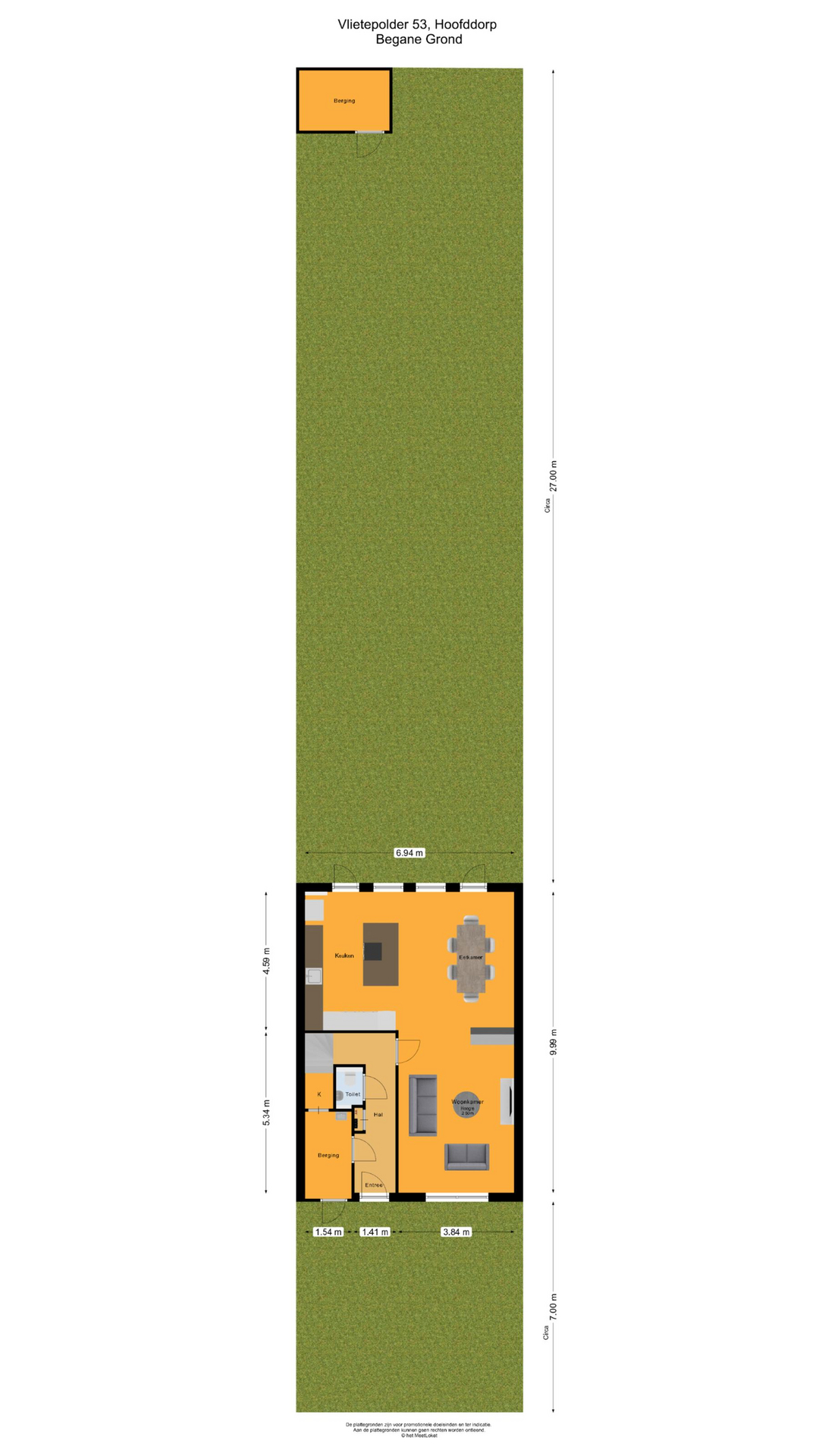 Vlietepolder 53 , 2134 WH Hoofddorp map