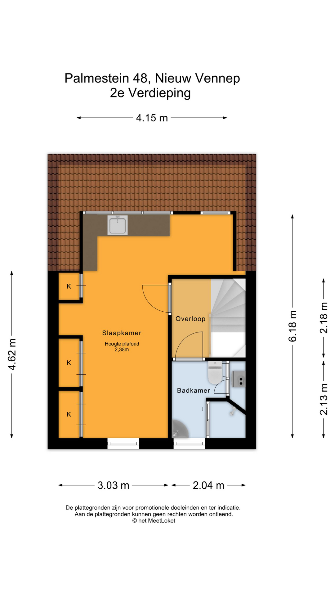 Palmestein 48 , 2151 HM Nieuw-vennep map