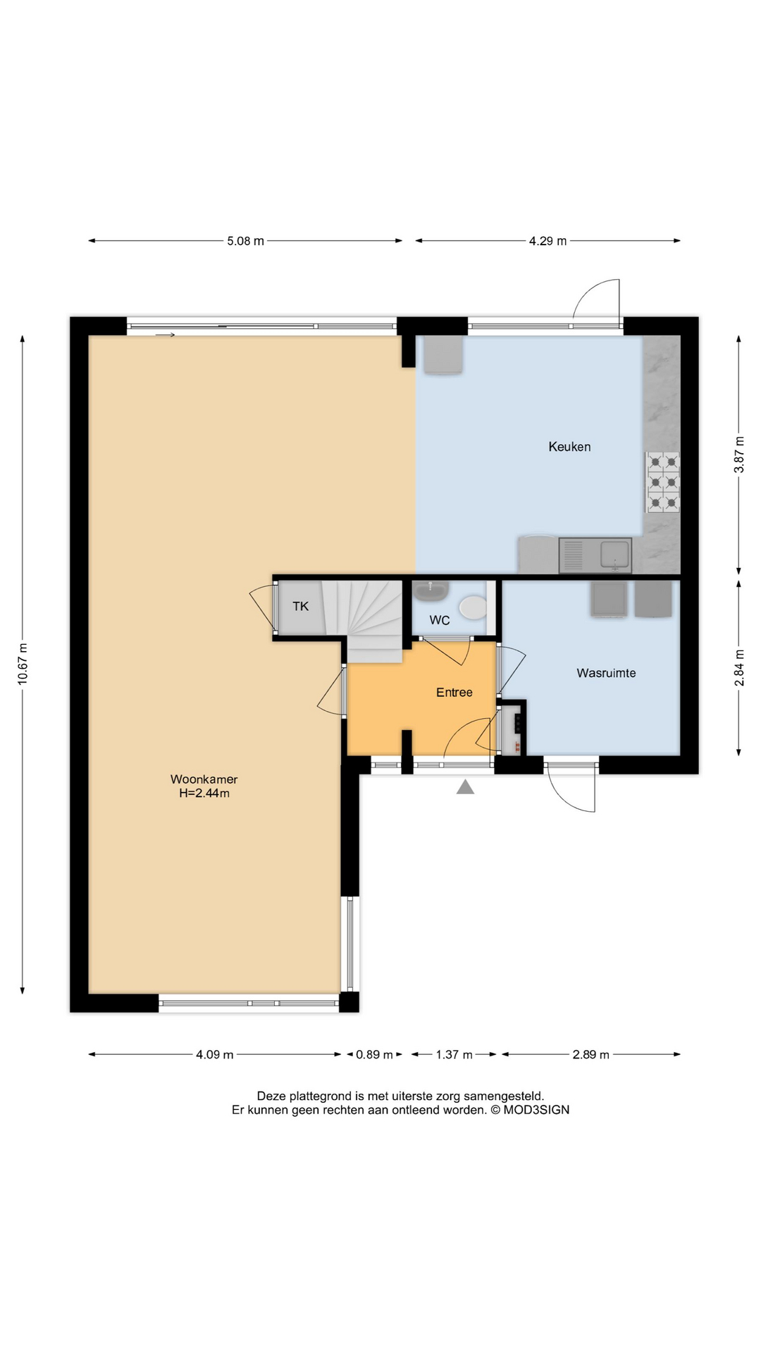 Vledderveld 1 , 2151 JS Nieuw-vennep map
