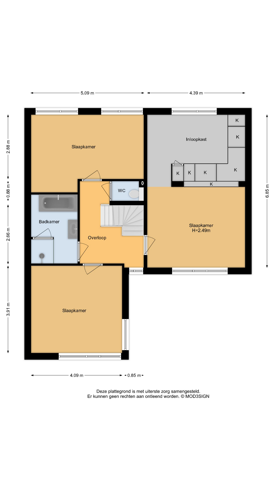 Vledderveld 1 , 2151 JS Nieuw-vennep map