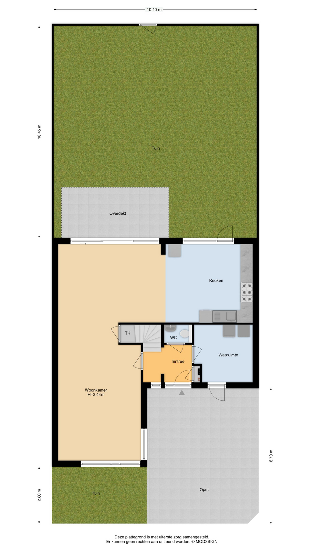 Vledderveld 1 , 2151 JS Nieuw-vennep map