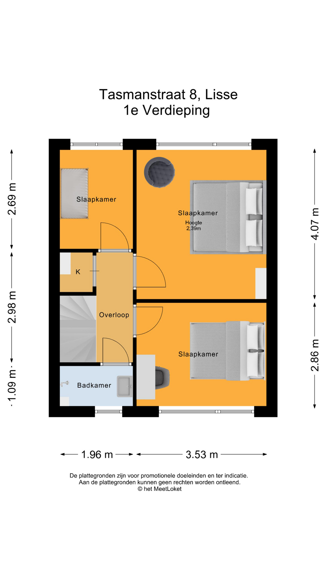Tasmanstraat 8 , 2161 VX Lisse map