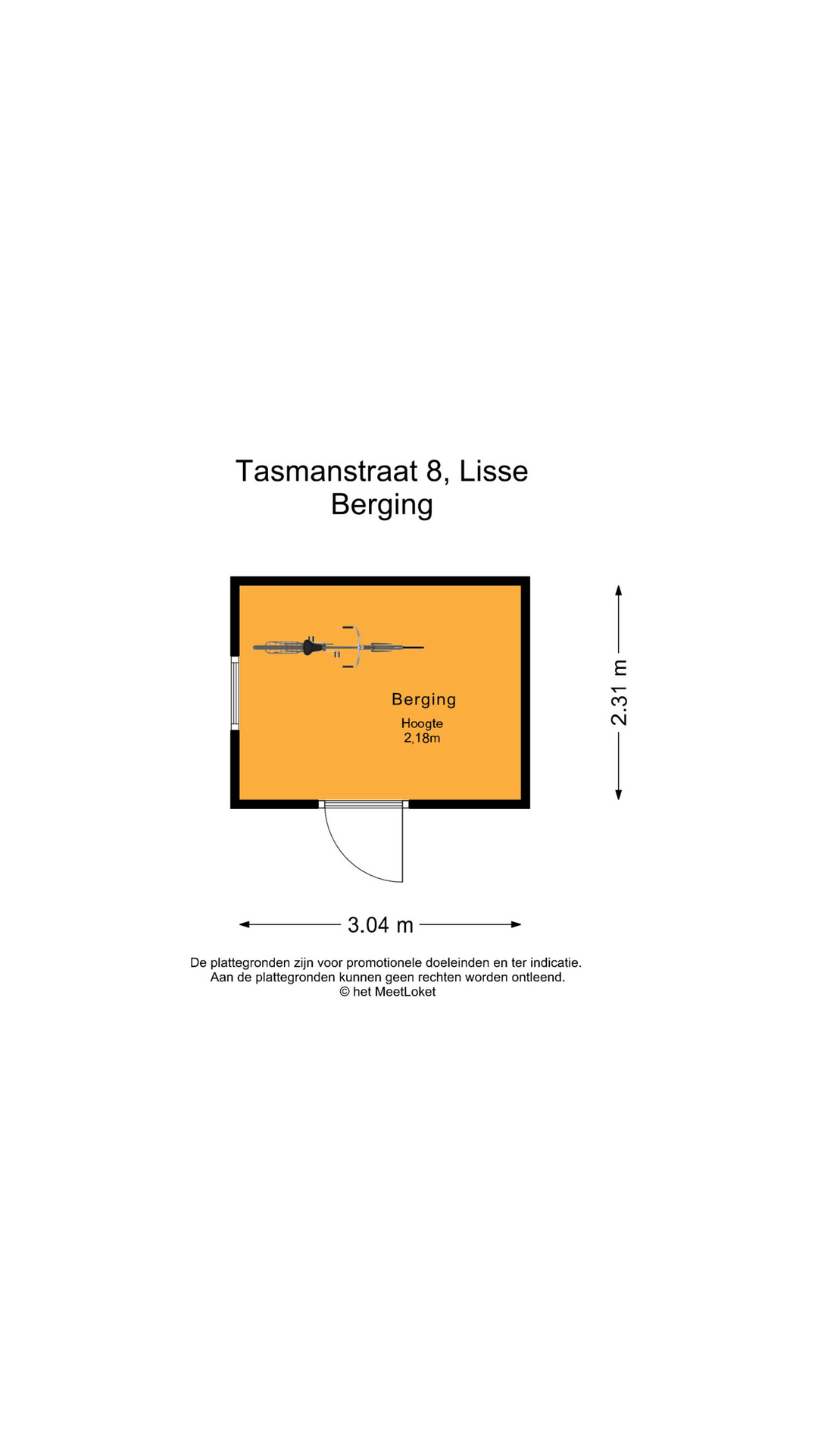 Tasmanstraat 8 , 2161 VX Lisse map