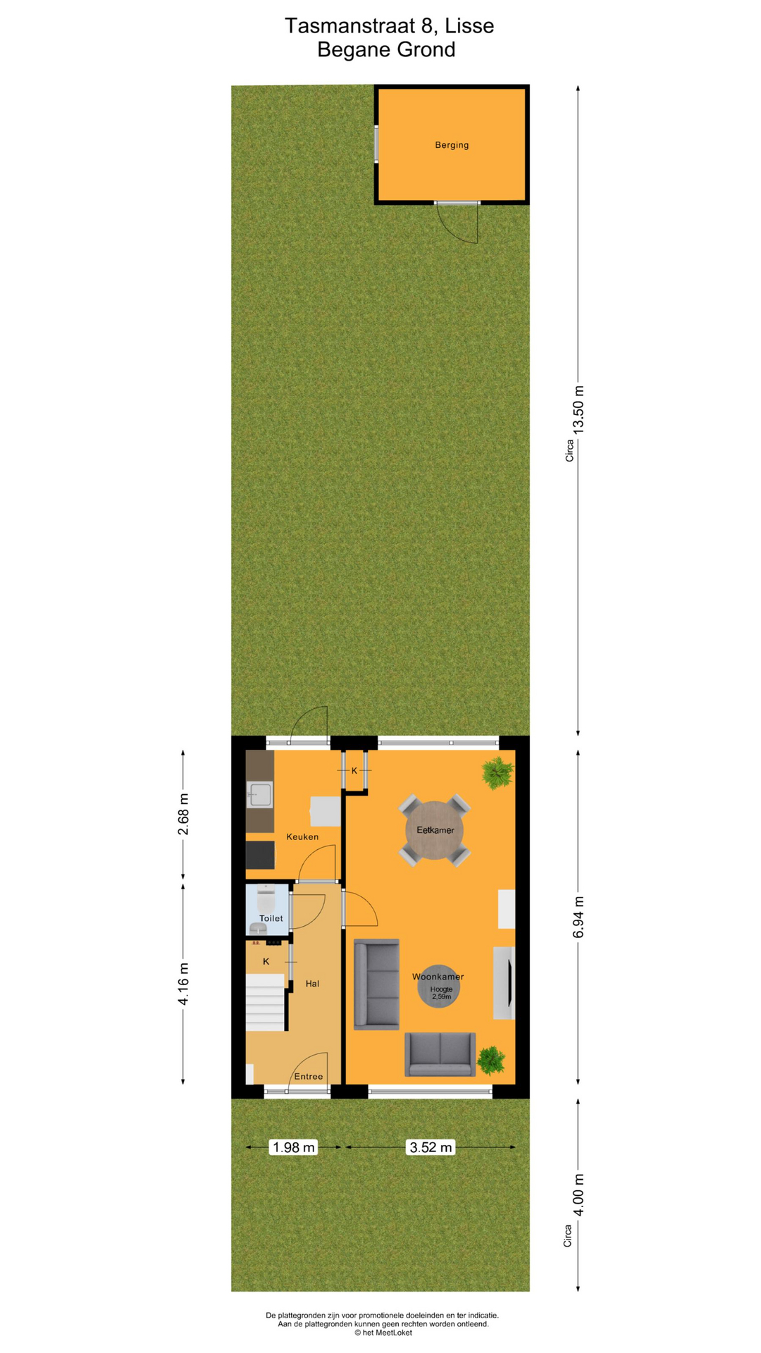 Tasmanstraat 8 , 2161 VX Lisse map