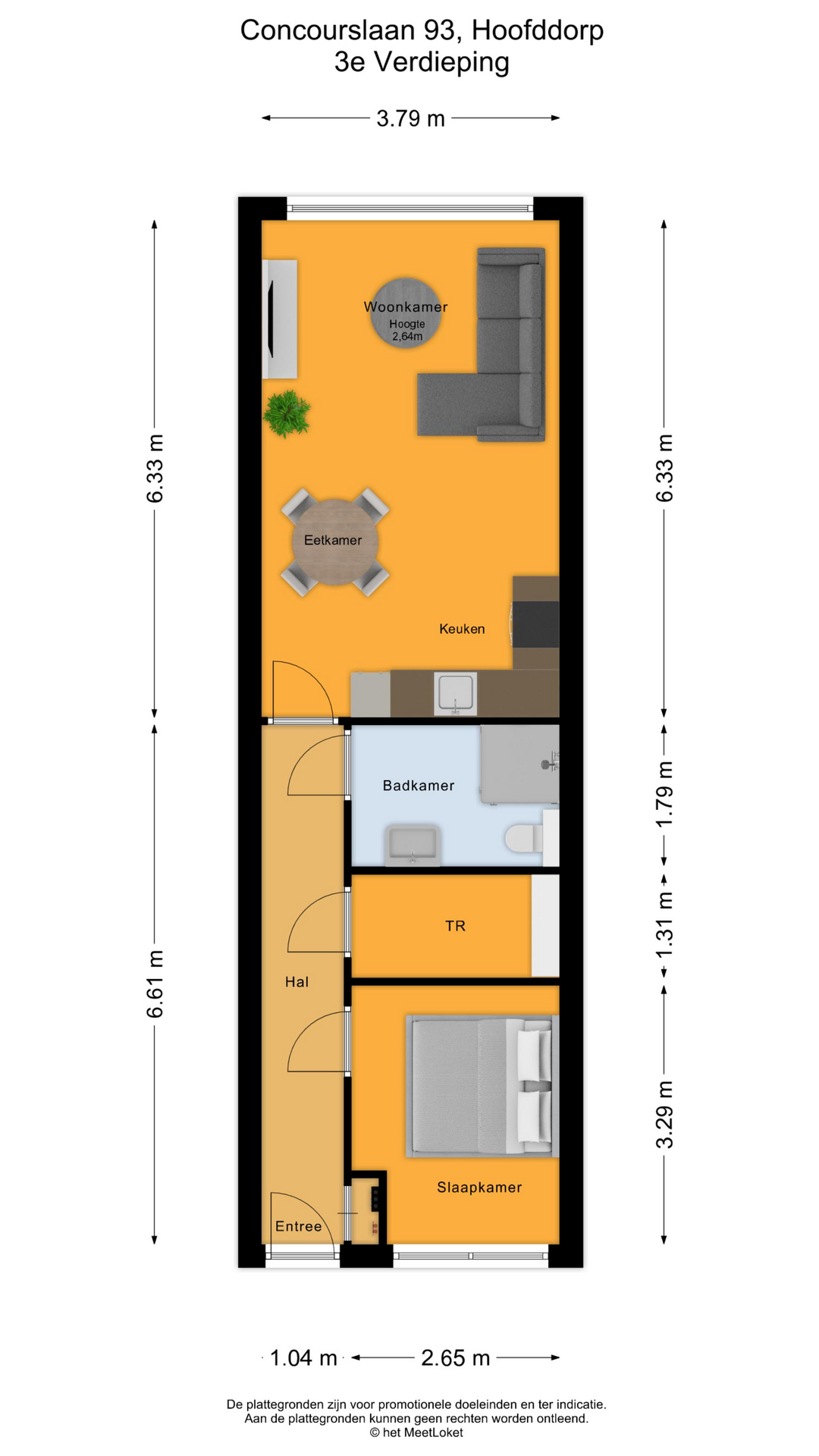 Concourslaan 93 , 2132 DJ Hoofddorp map