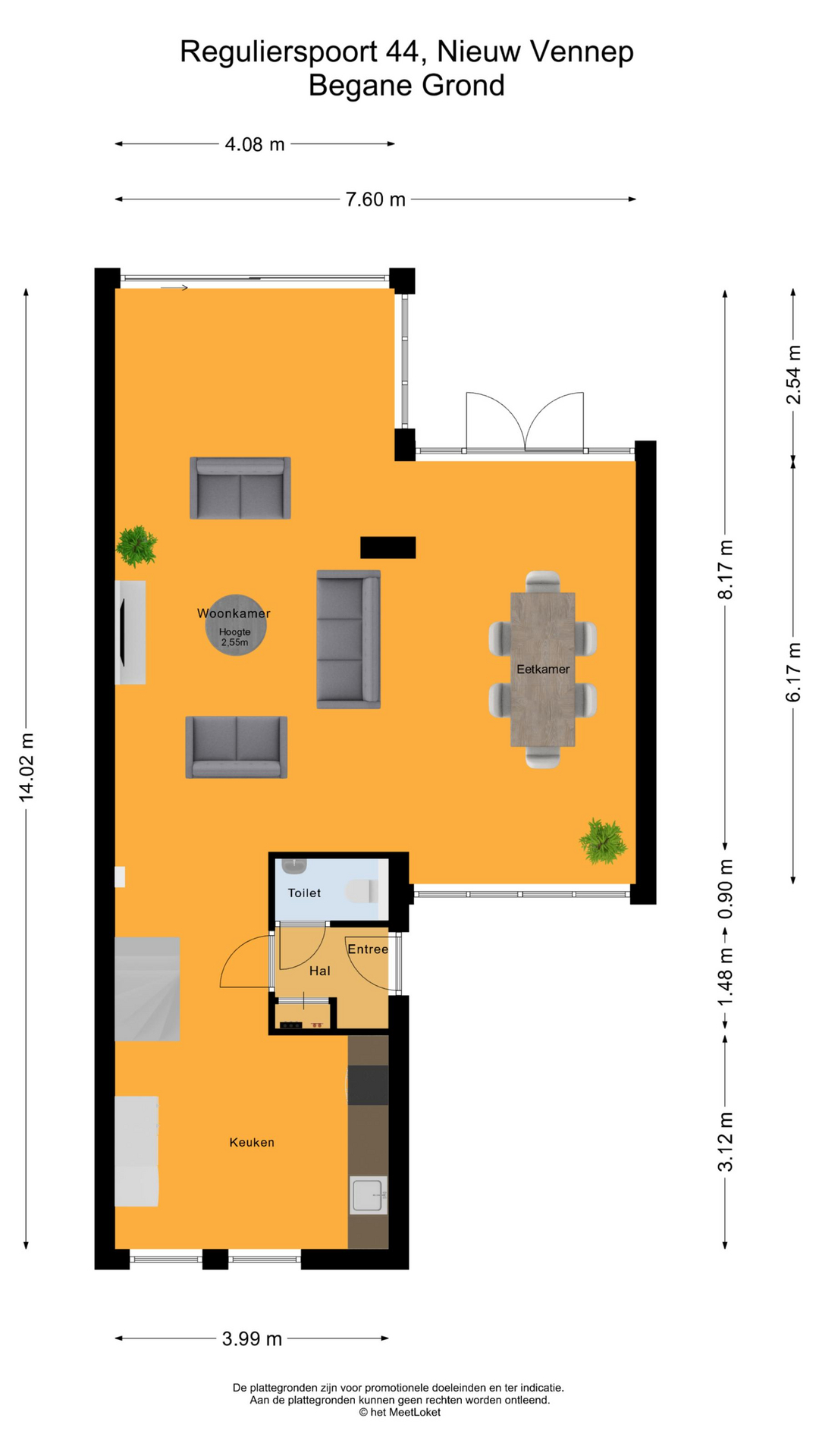 Regulierspoort 44 , 2152 RB Nieuw-vennep map