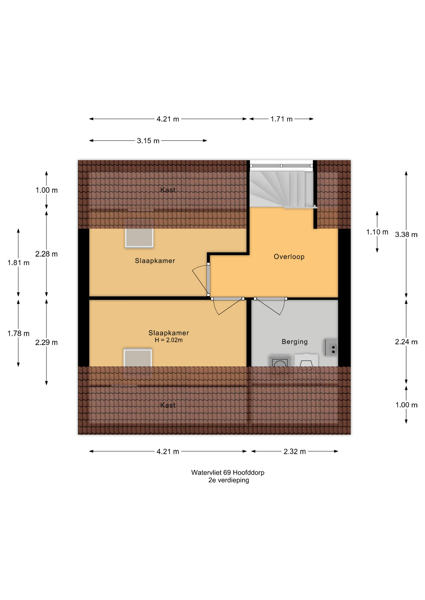 Watervliet 69 , 2134 VV Hoofddorp map