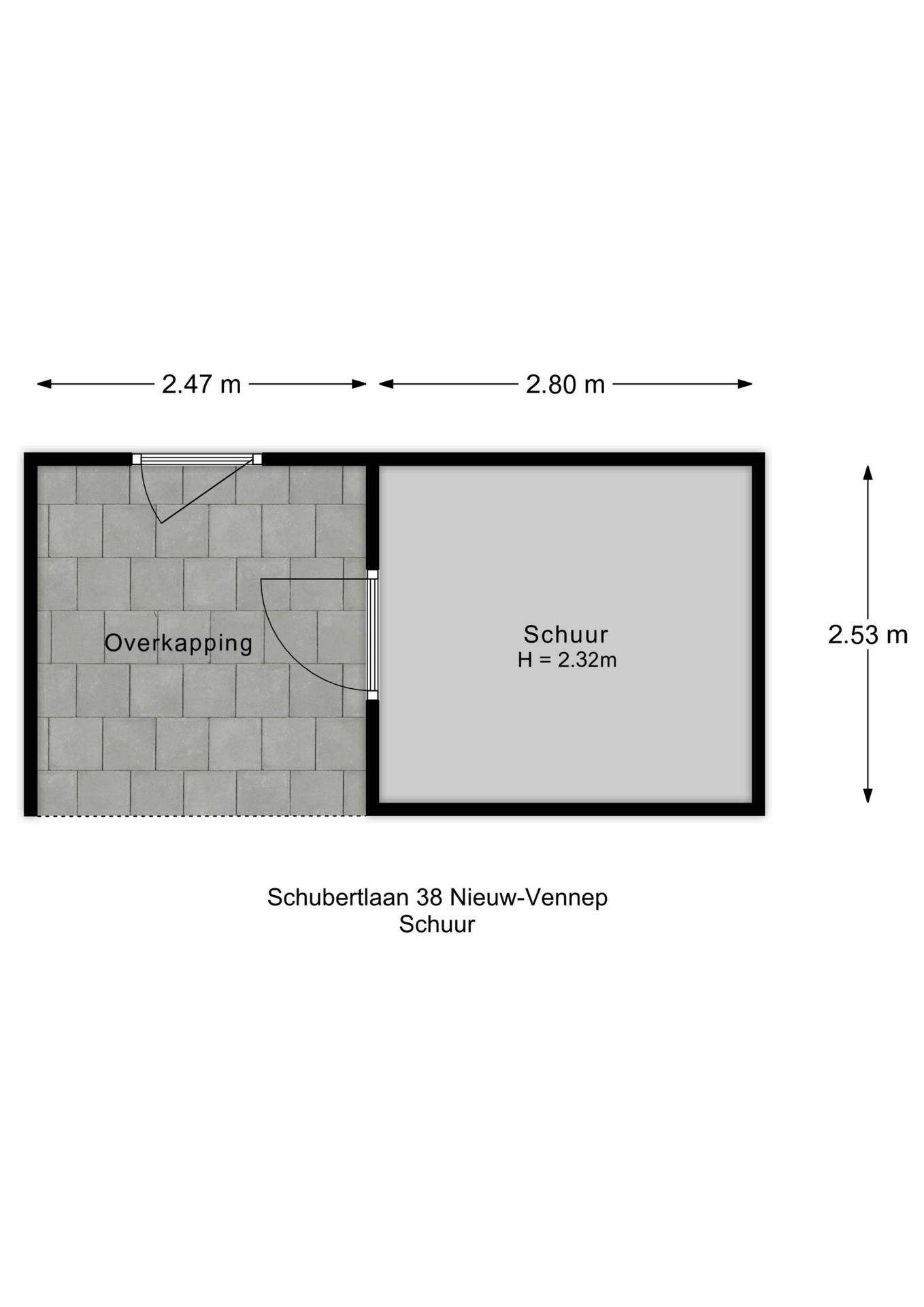 Schubertlaan 38 , 2151 GB Nieuw-vennep map