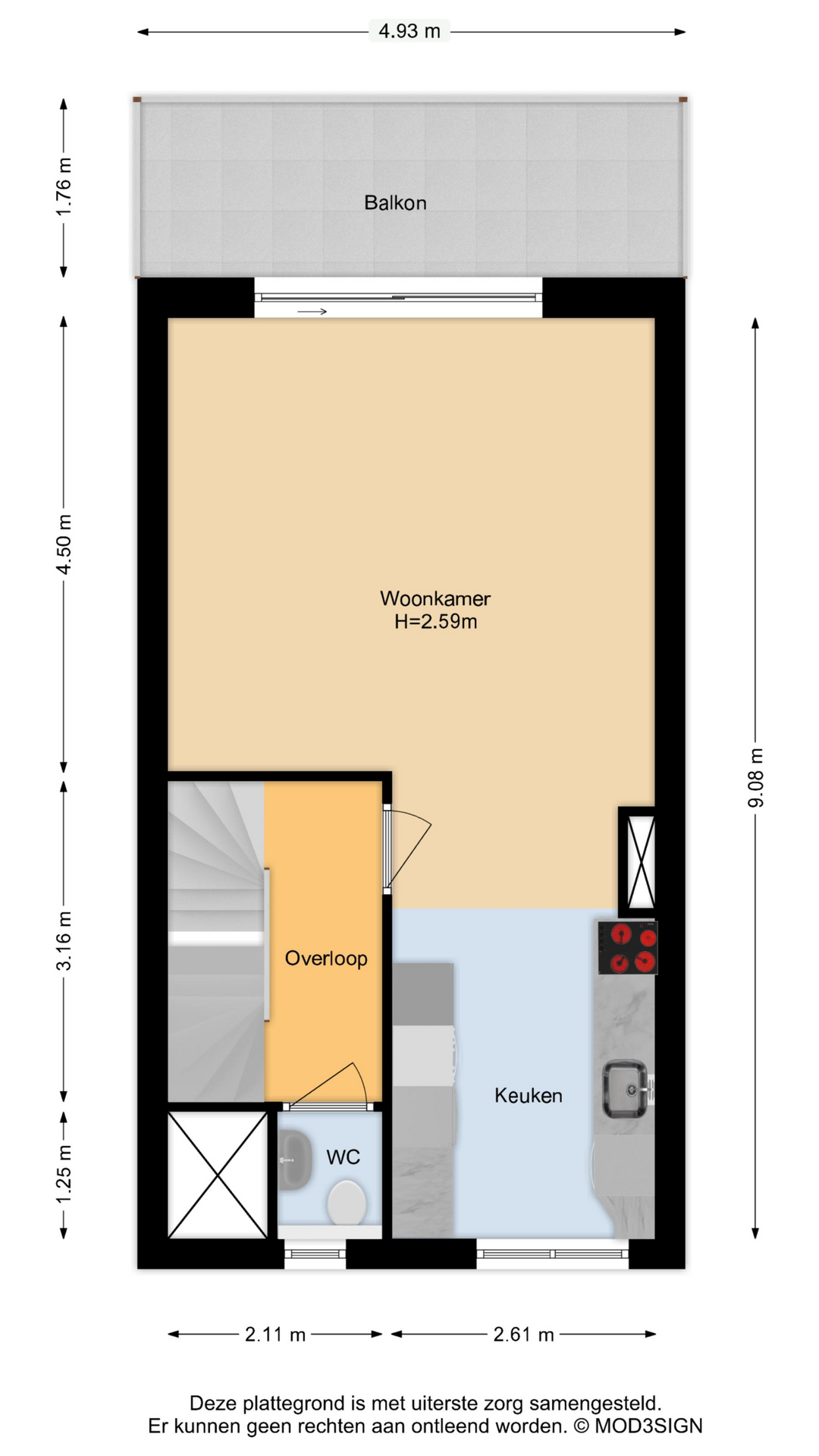 Schouwstraat 8 A, 1435 KN Rijsenhout map