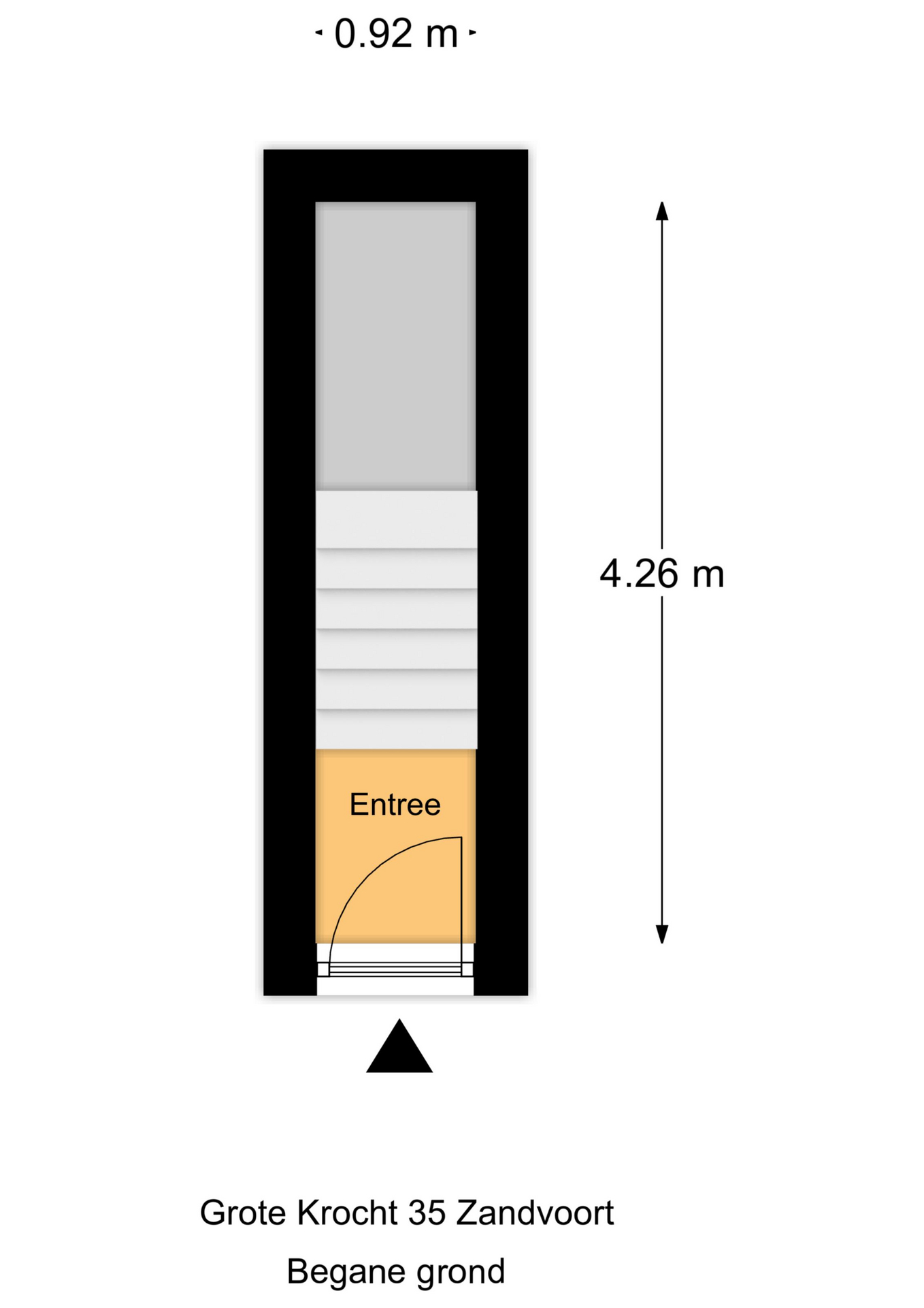 Grote Krocht 35 bv, 2042 LV Zandvoort map