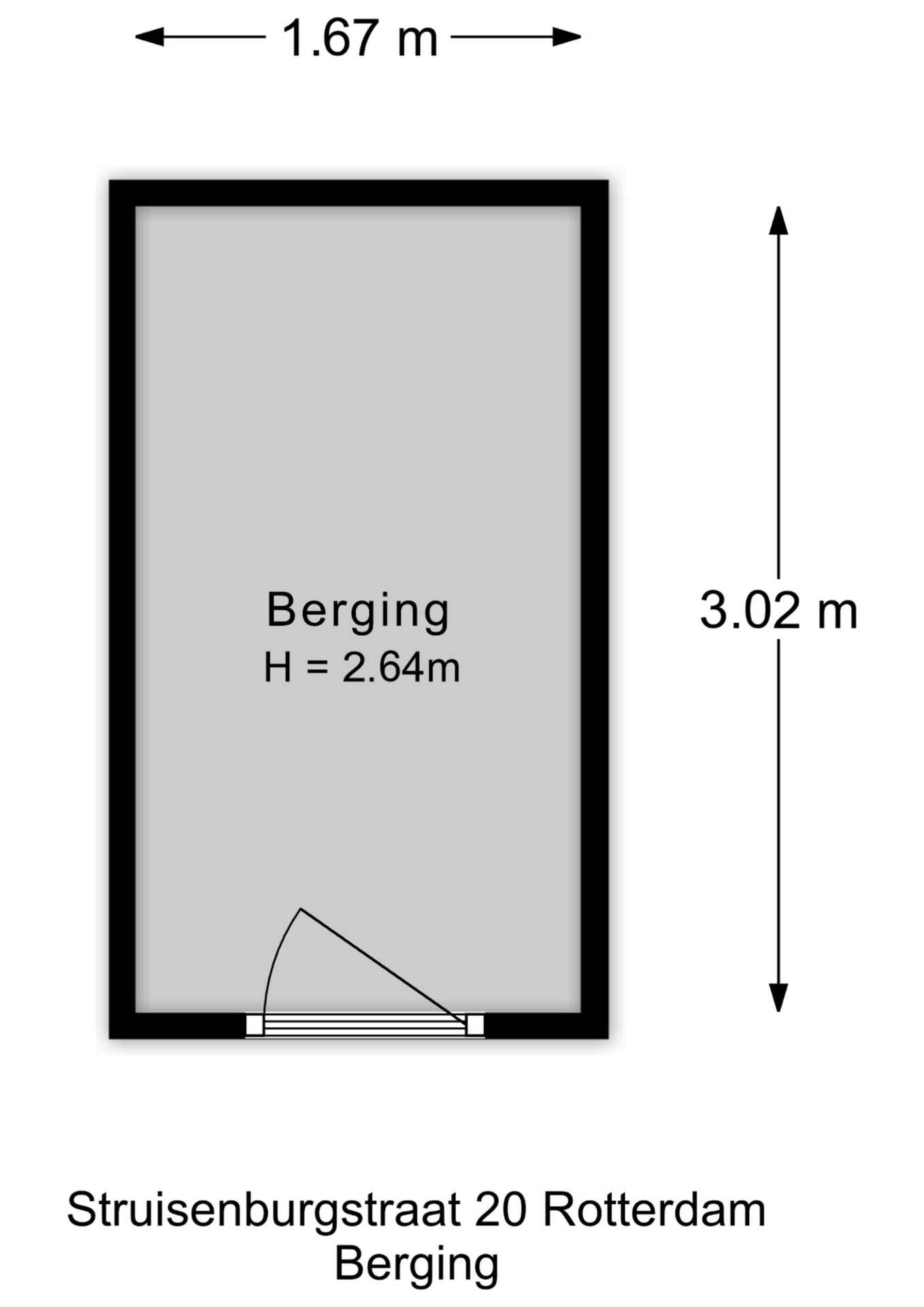 Struisenburgstraat 20 A, 3063 BR Rotterdam map