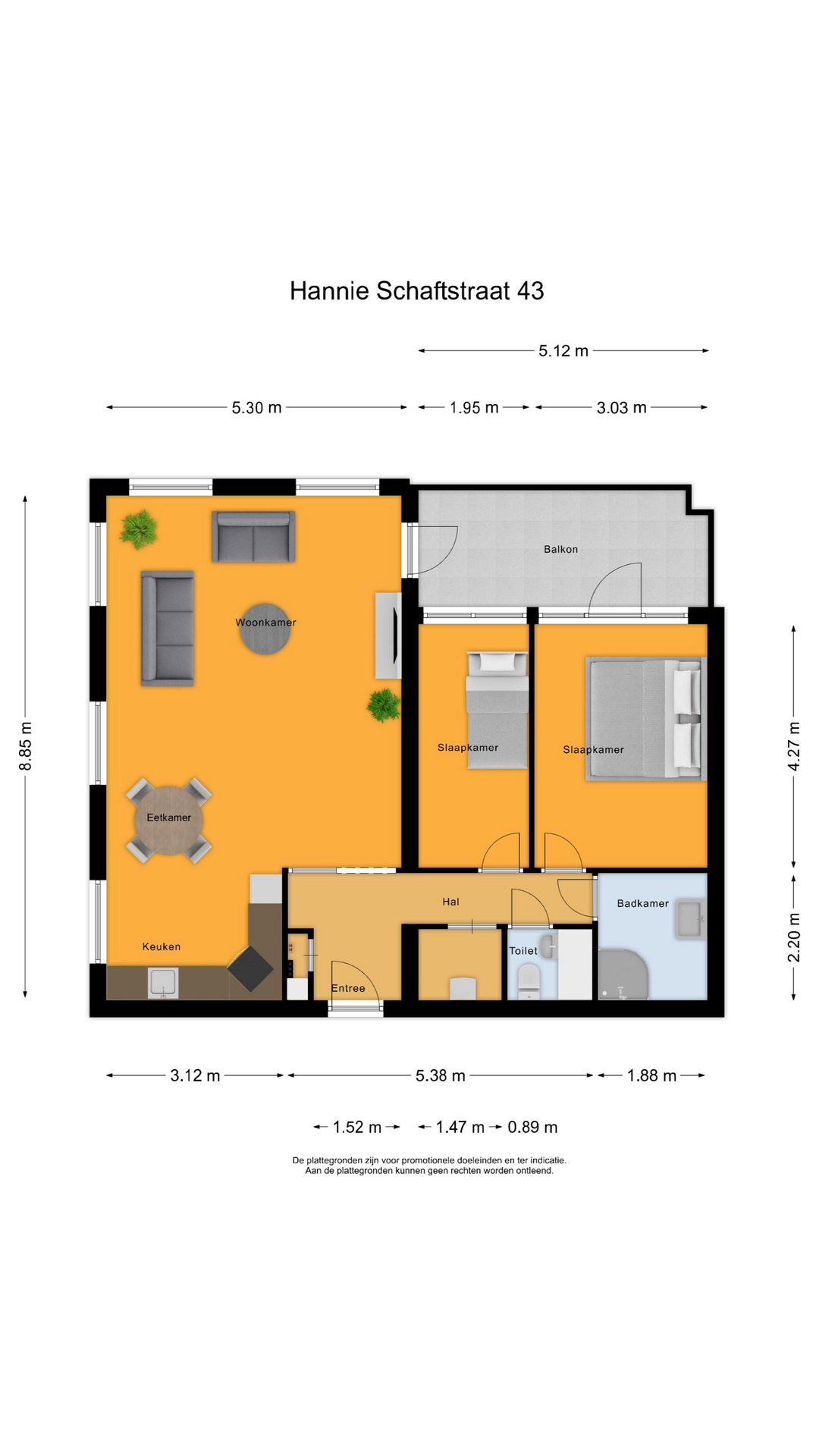 Hannie Schaftstraat 43 , 2135 KB Hoofddorp map