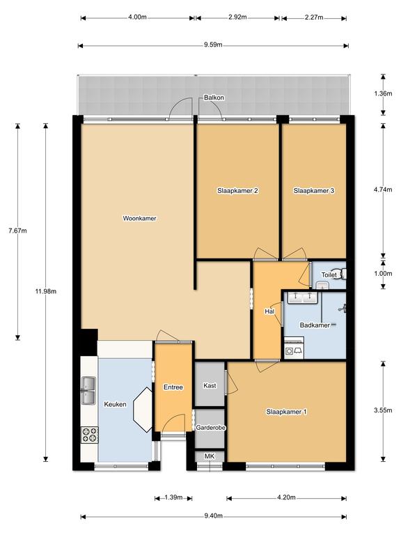 Bankrashof 62 , 1183 NS Amstelveen map