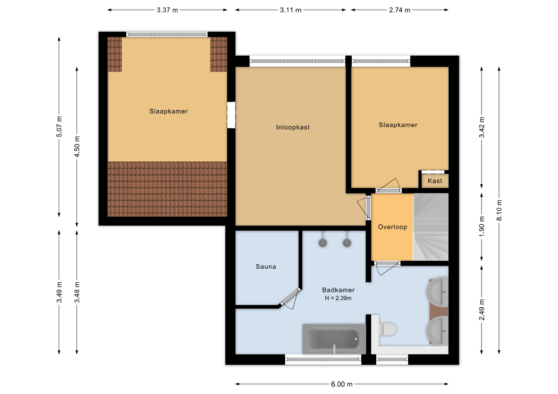 Kerkstraat 43 , 2153 BD Nieuw-vennep map