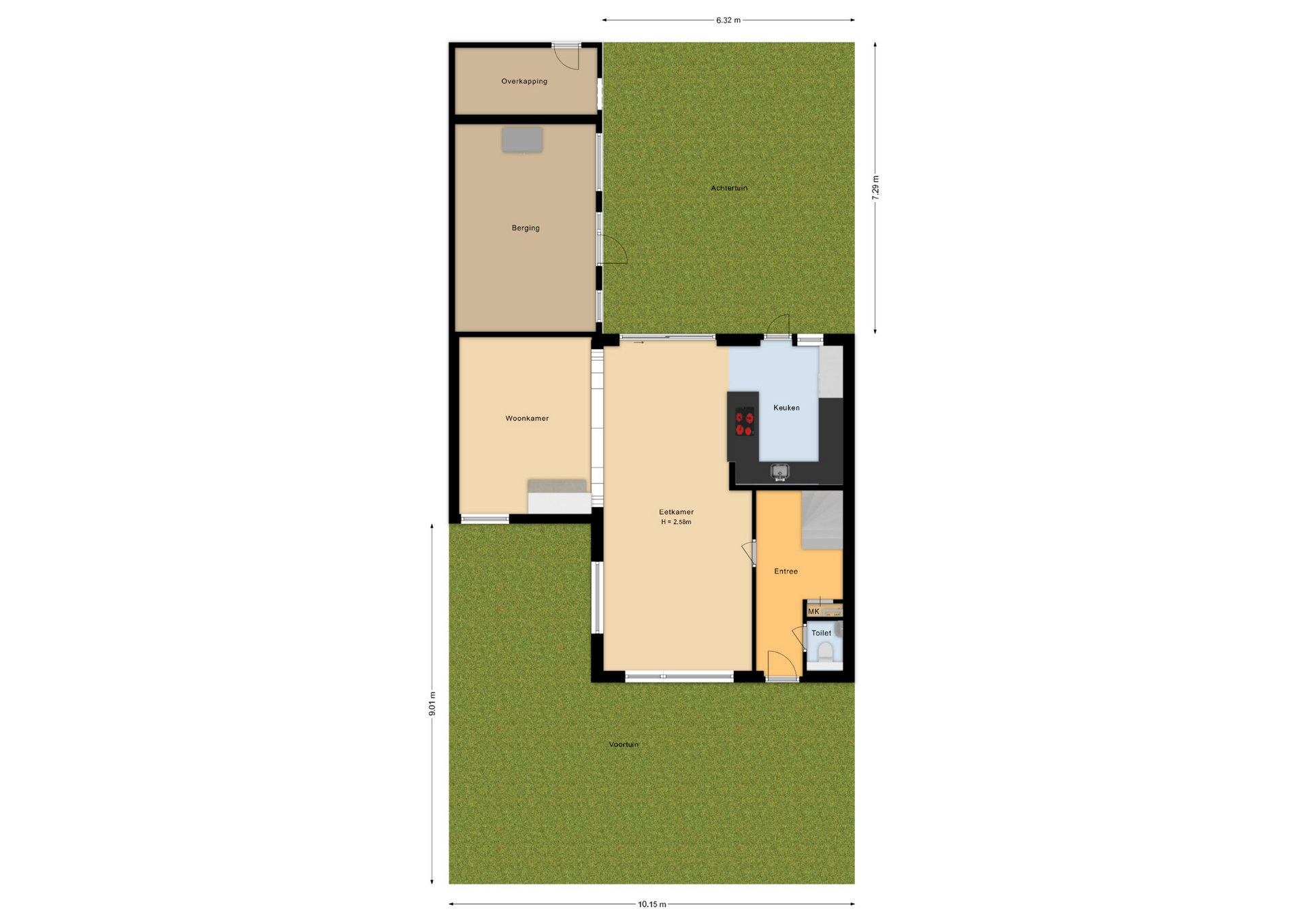 Kerkstraat 43 , 2153 BD Nieuw-vennep map