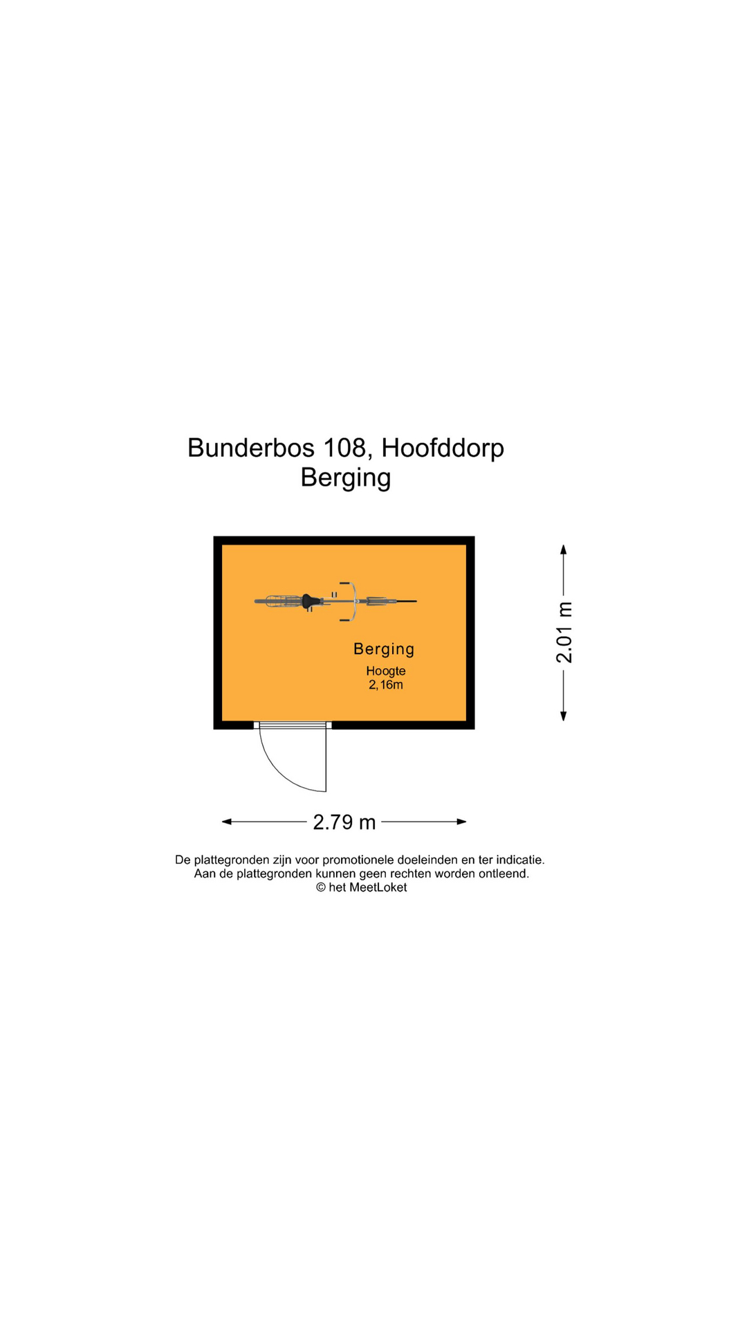 Bunderbos 108 , 2134 RV Hoofddorp map