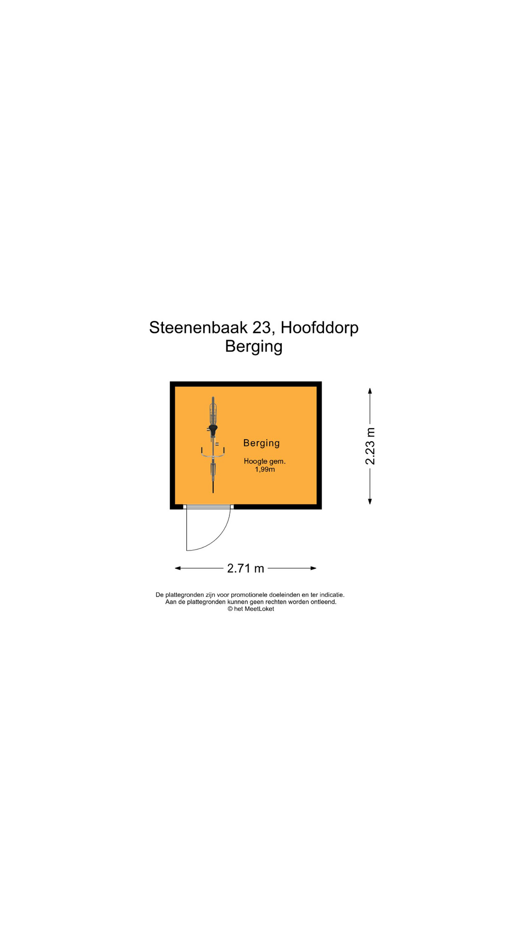 Steenenbaak 23 , 2134 XG Hoofddorp map
