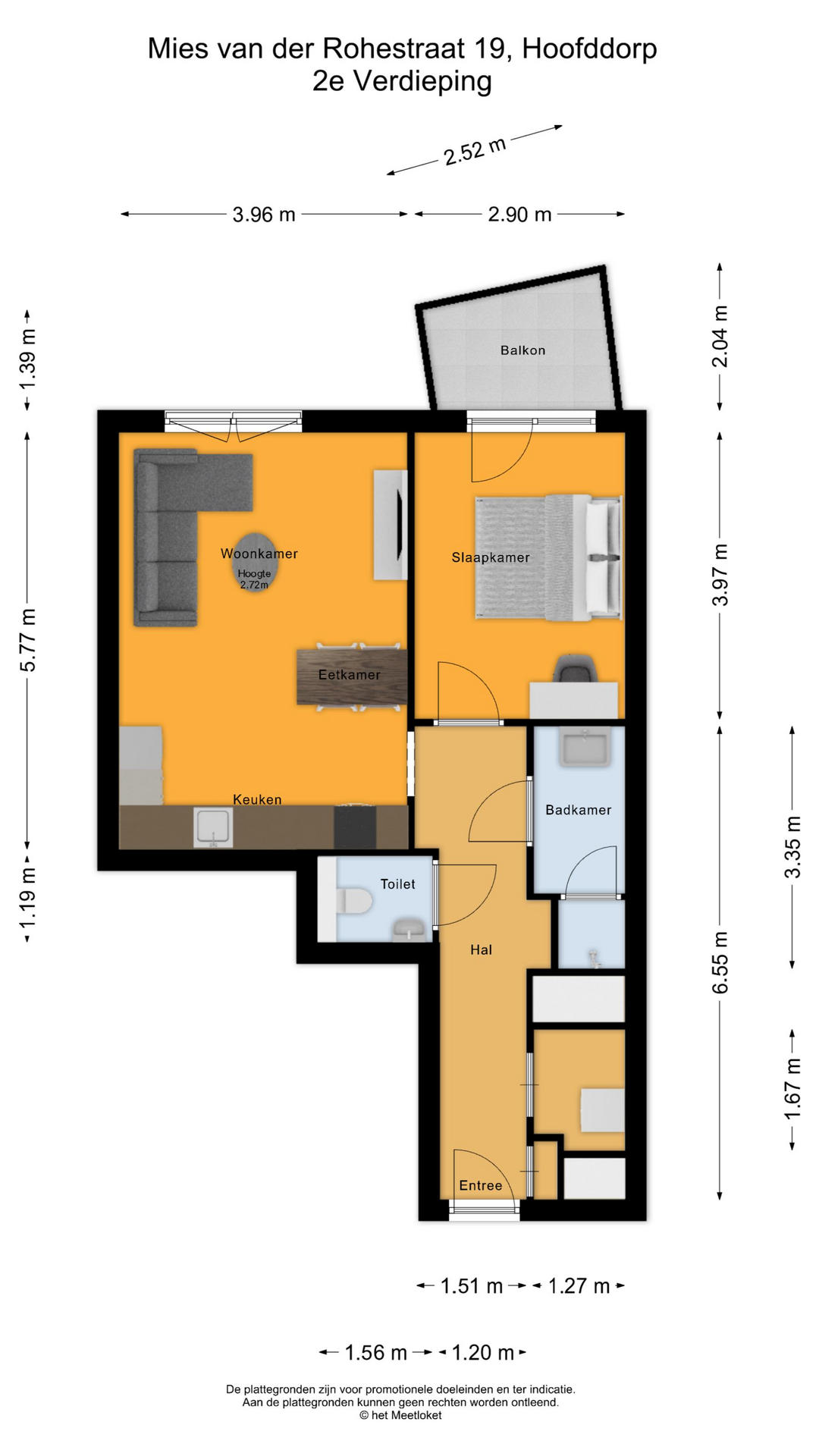 Mies van der Rohestraat 19 , 2132 HX Hoofddorp map