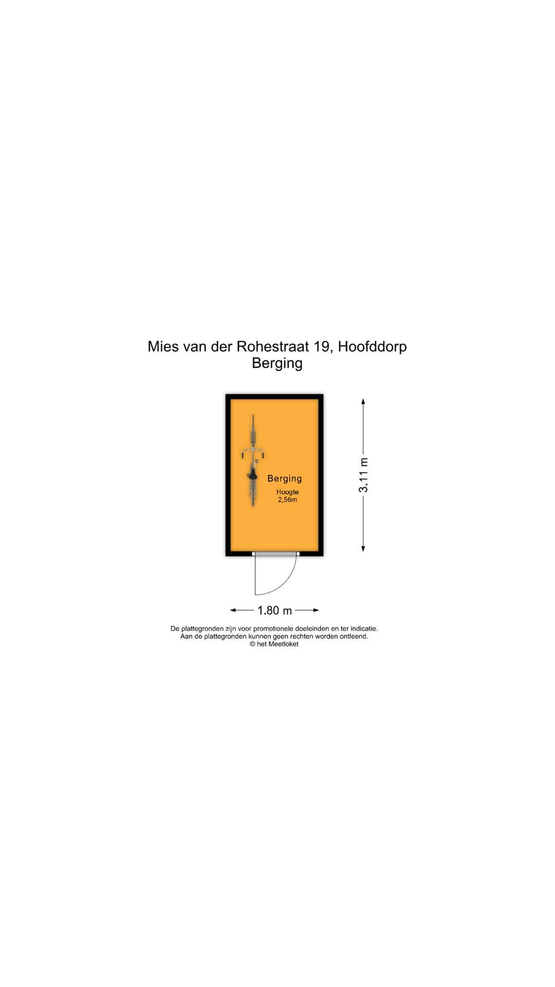 Mies van der Rohestraat 19 , 2132 HX Hoofddorp map