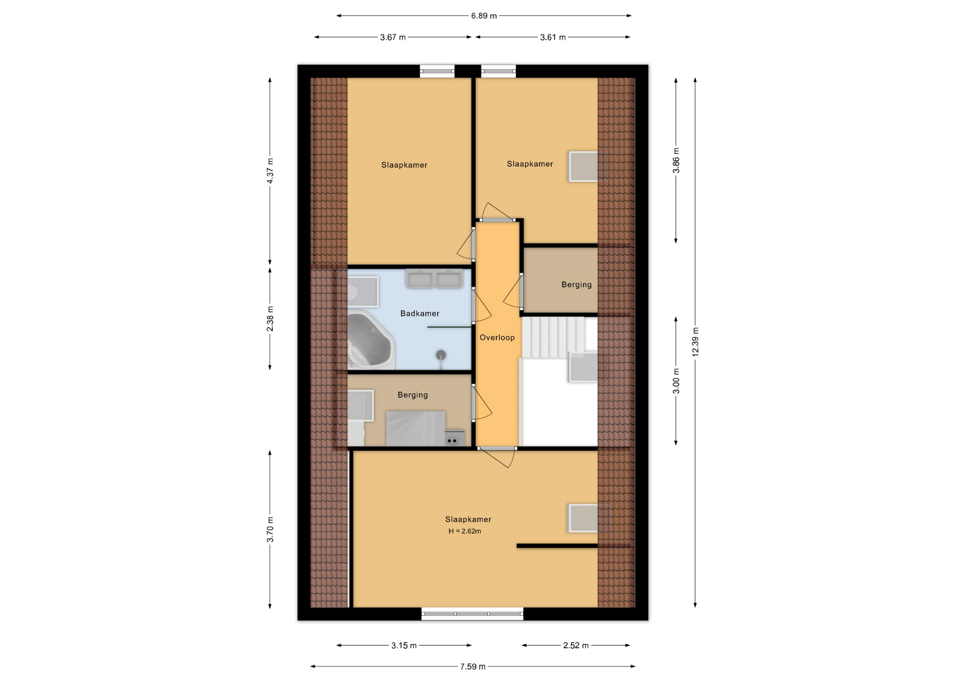 Pavane 8 , 2152 TV Nieuw-vennep map