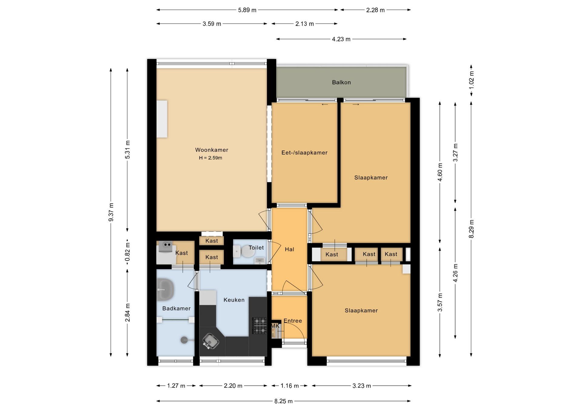 Franciscus van Assisiëlaan 107 , 1185 CH Amstelveen map