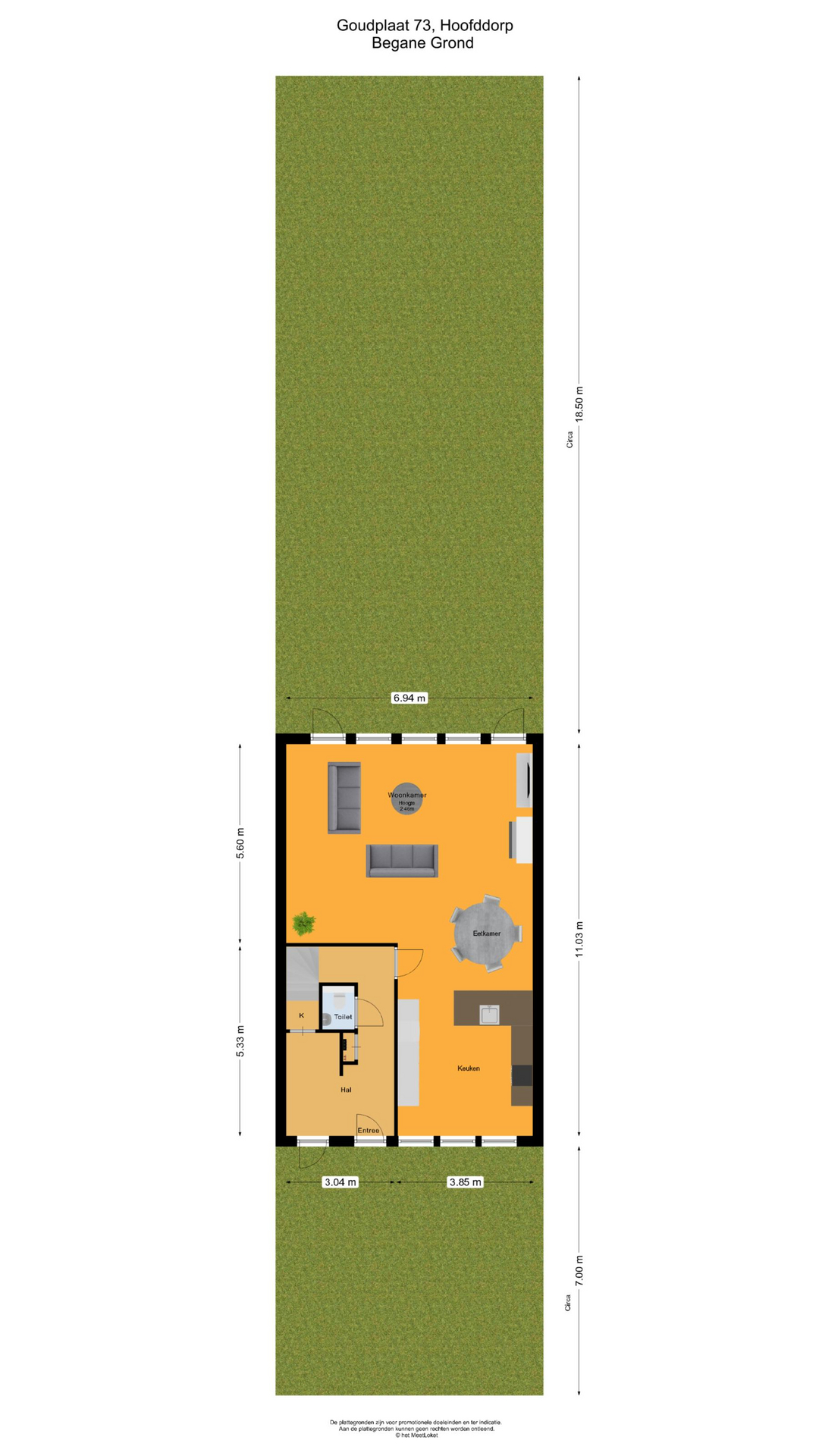 Goudplaat 73 , 2134 WK Hoofddorp map