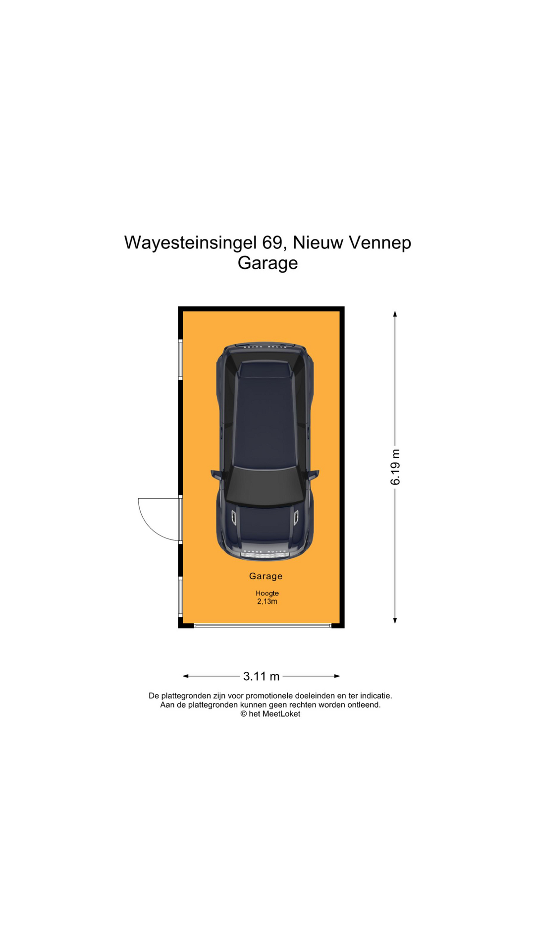 Wayesteinsingel 69 , 2151 KS Nieuw-vennep map